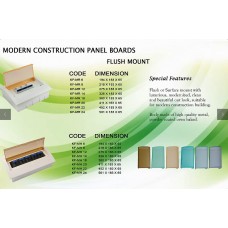 Koten  KF-MH 12 Modern Construction Panel Boards (Flush Mount)